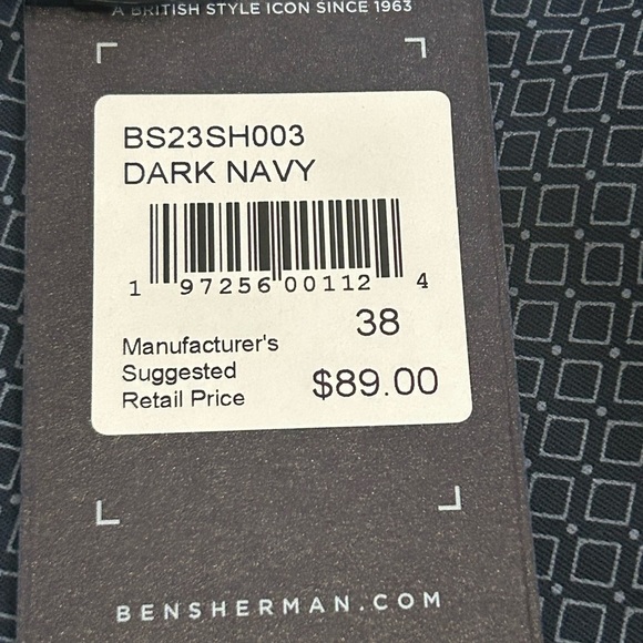 Ben Sherman Men’s Size 38W Regular Fit Stretch Chino Shorts NWT - Picture 6 of 10
